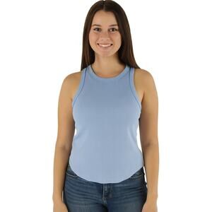 Olivia Raye Women’s Ribbed Tank Top Size Medium Light Blue